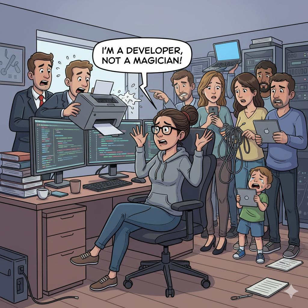 “Oh, You’re a Software Developer? So You Can Fix My Phone?”